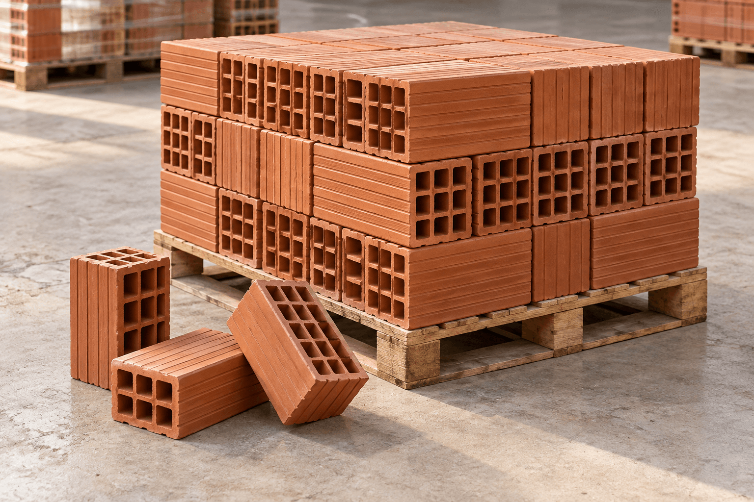 Ladrillo de barro para proyecto residencial