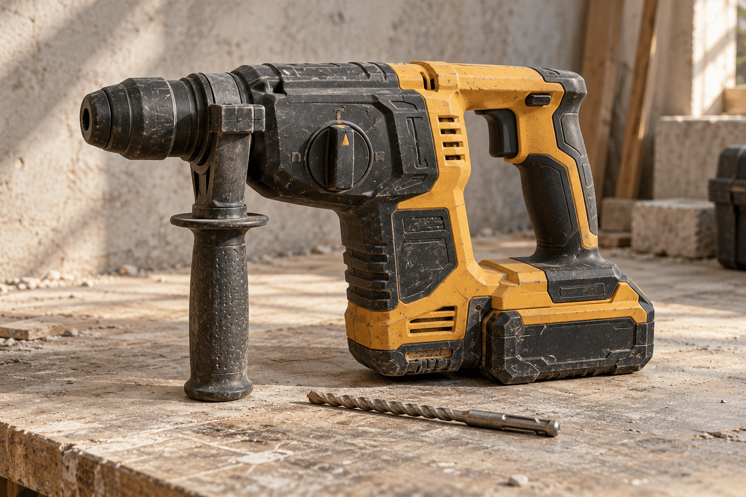 Taladro percutor para trabajos de obra
